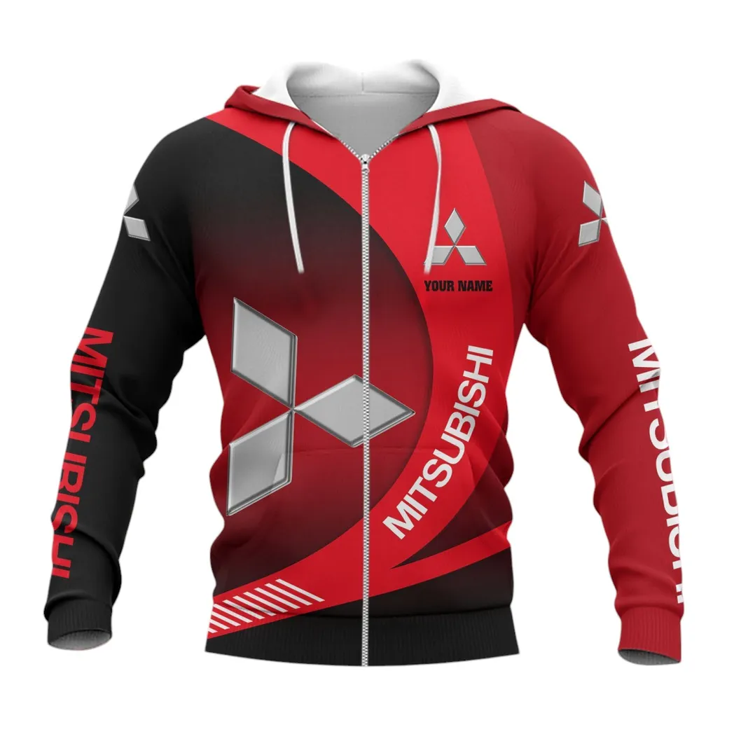 mitsubishi zipper hoodie gift for mitsubishi lovers gift for him husband boyfriend car7402222549 nffuw