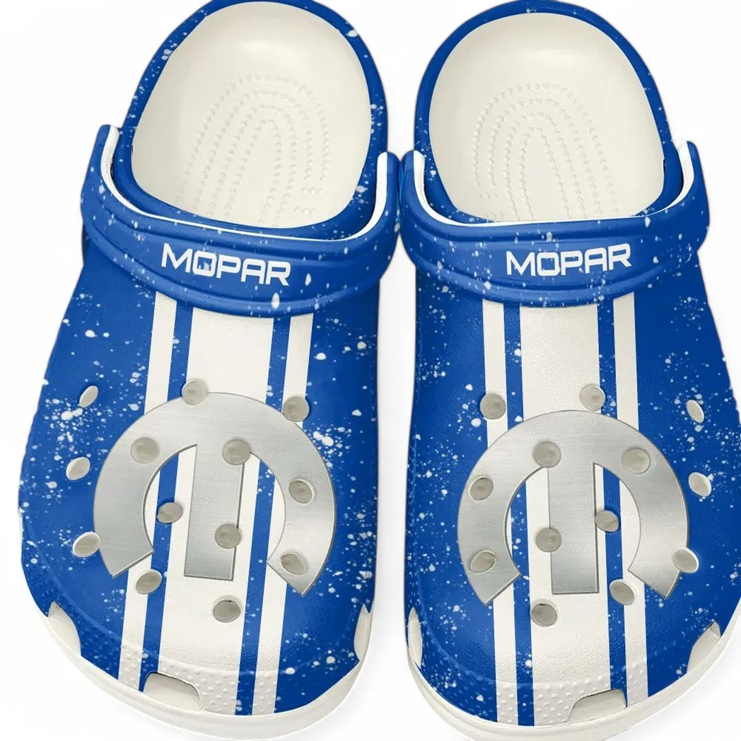 Mopar Crocs, Gift For Mopar Lovers, Gift For Him, Husband, Boyfriend CAR62022025013 - White