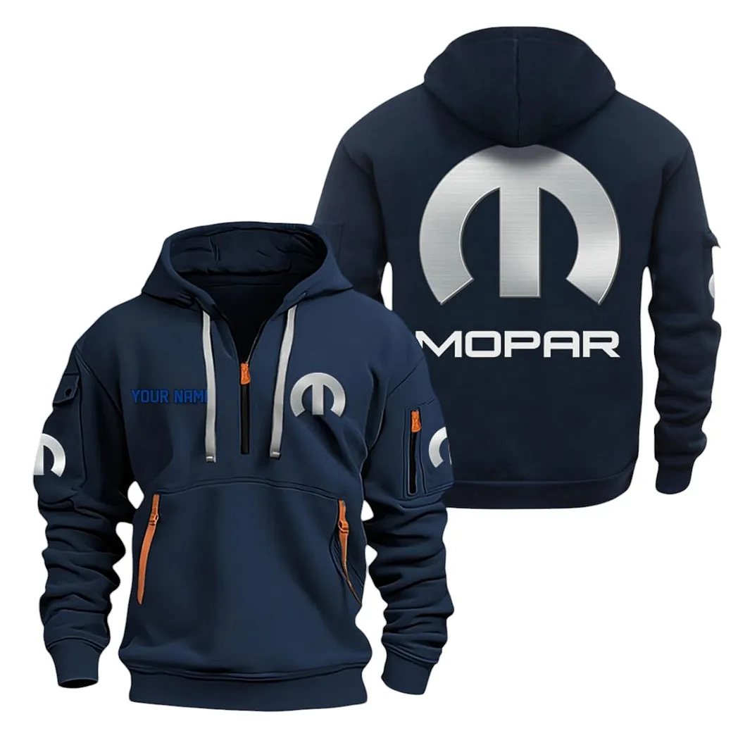 mopar half zip hoodie for men gift for mopar lovers car20022125748 navy