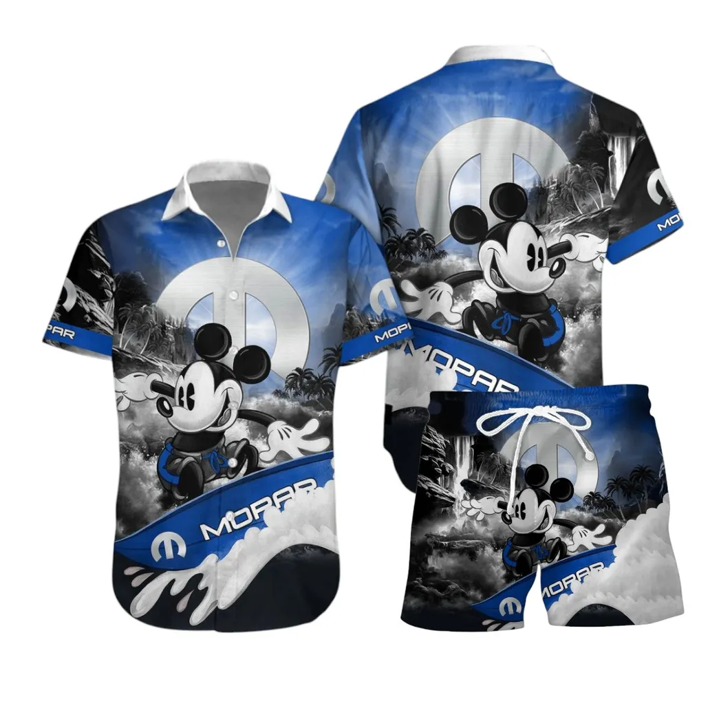 mopar hawaiian shirt set gift for mopar lovers gift for him husband boyfriend car53030625086 utema