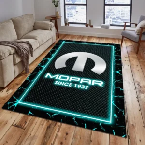 Mopar Rug, All Over Print Carpet For Mopar Lovers CAR5202192559 - Cyan