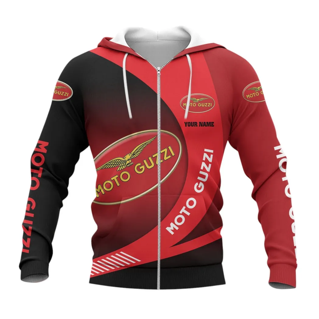 Moto Guzzi Zipper Hoodie, Gift For Moto Guzzi Lovers, Gift For Him, Husband, Boyfriend CAR7402222551