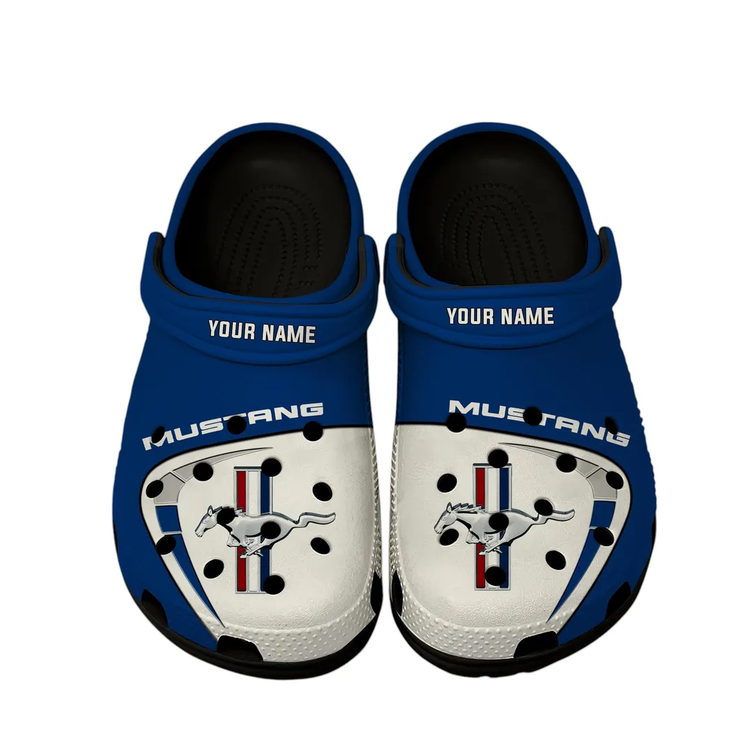 mustang crocs gift for mustang lover gift for him husband boyfriend car16802262500 black zc34v