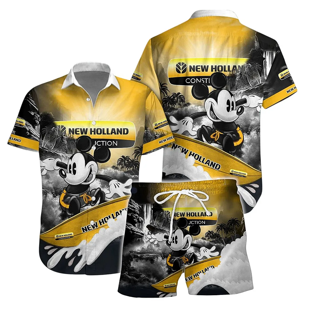 new holland construction hawaiian shirt for men gift for new holland construction fan birthday gift for boyfriend husband car151022025239 mpcfr