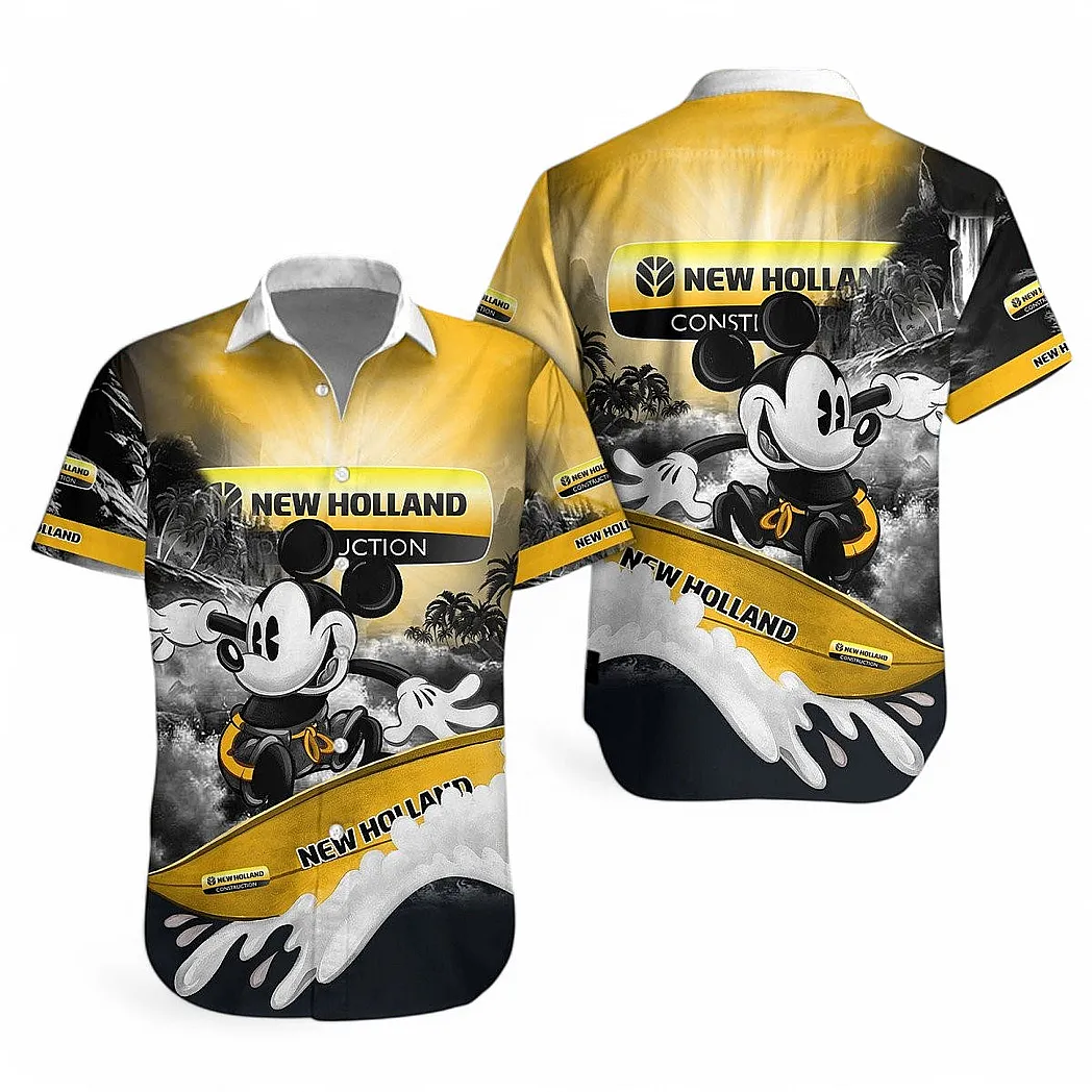 new holland construction hawaiian shirt for men gift for new holland construction fan birthday gift for boyfriend husband car151022025239 ugedm