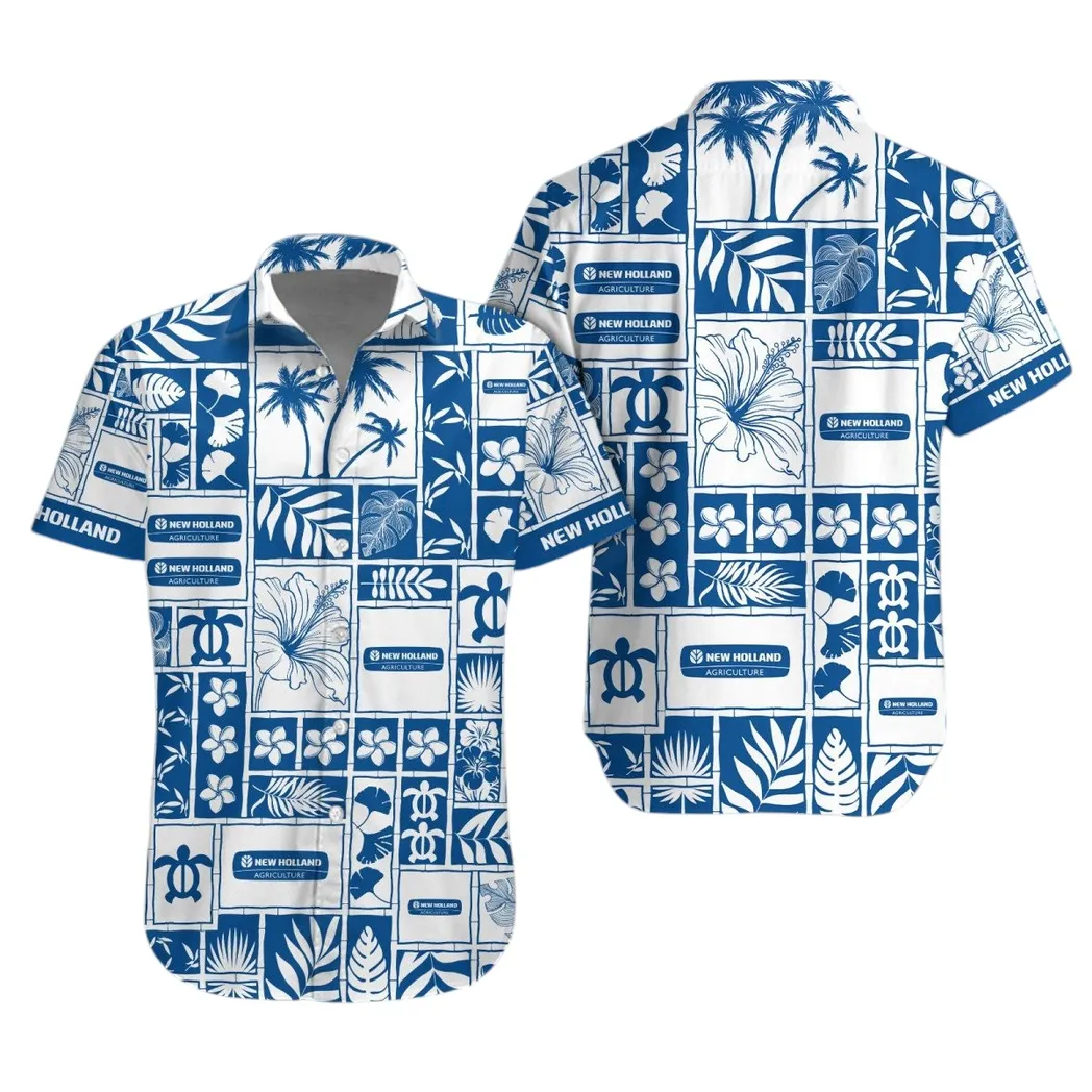new holland hawaiian shirt for men gift for new holland lovers gift for him husband boyfriend car35021425107 1 h8qap