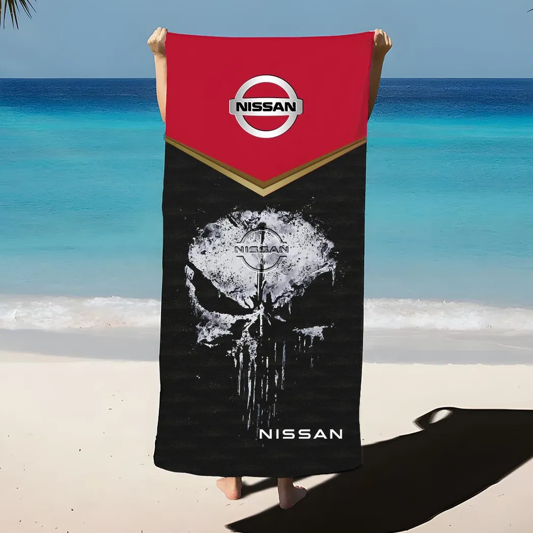 nissan beach towel gift for nissan lovers gift for him husband boyfriend car17302252547 hznie