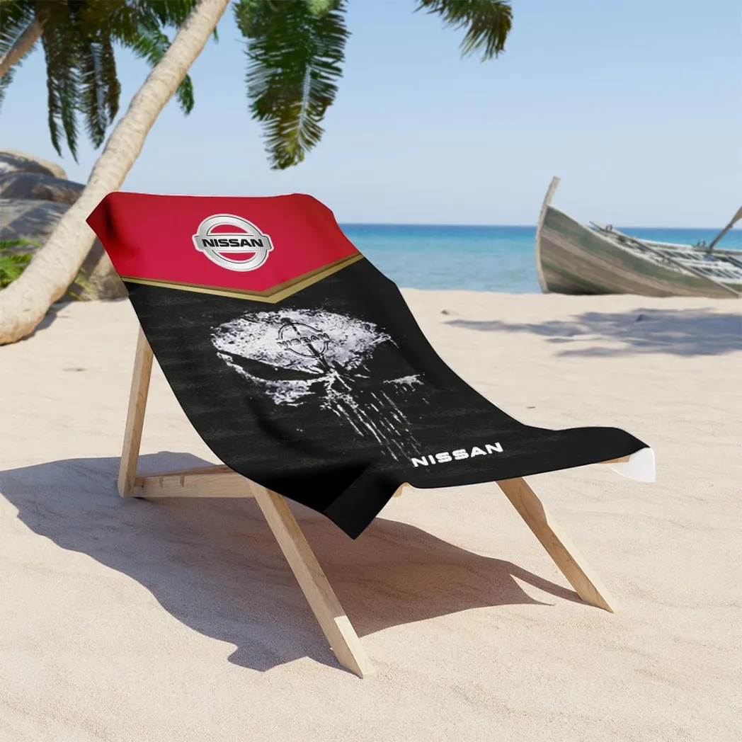 nissan beach towel gift for nissan lovers gift for him husband boyfriend car17302252547