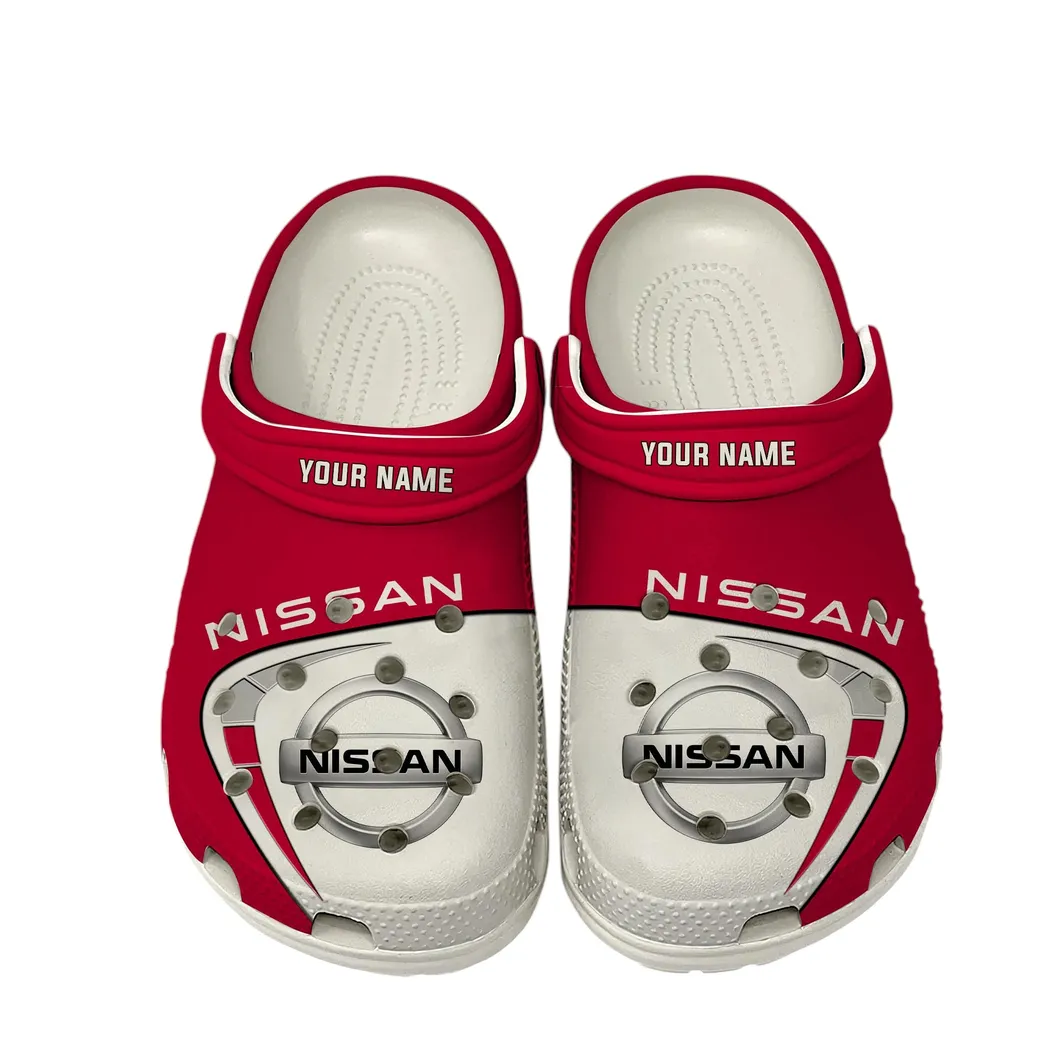 Nissan Crocs, Gift For Nissan Lover, Gift For Him, Husband, Boyfriend CAR16802262547 - White
