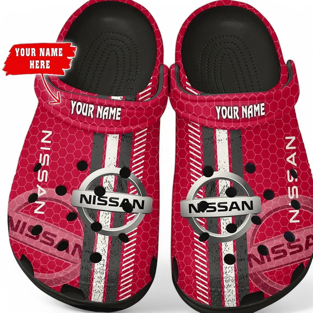 nissan crocs shoes gift for nissan lovers birthday gift for husband boyfriend car82022025637 black premv