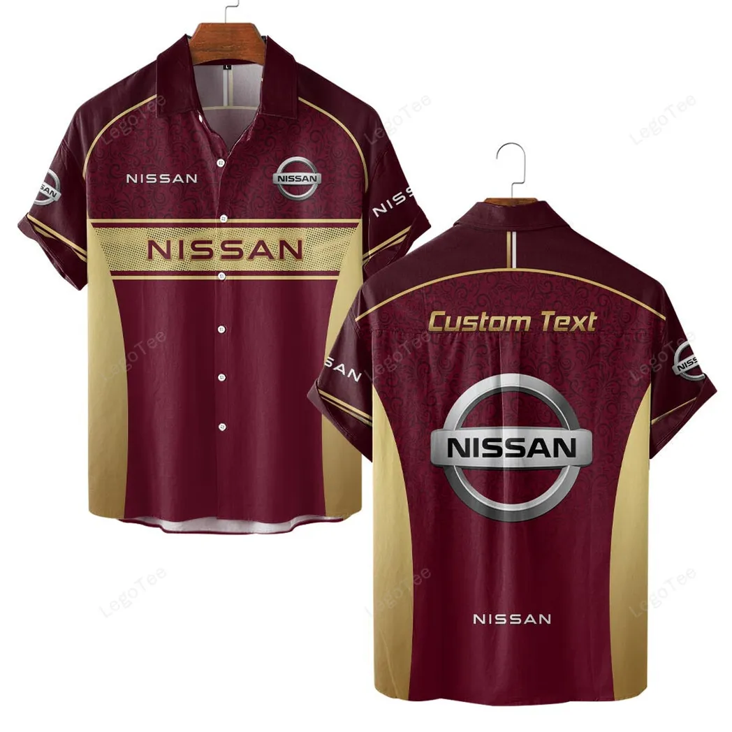 Nissan Custom Hawaiian Shirts For Men, Gift For Nissan Lovers, Gift For Him, Husband, Boyfriend CAR137021325954-3