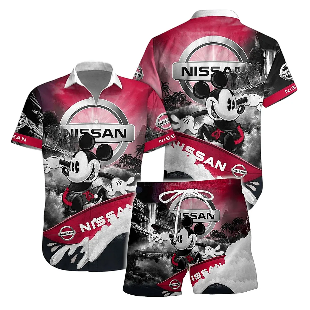 nissan hawaiian shirt for men gift for nissan fan birthday gift for boyfriend husband car151022025238 nc77l