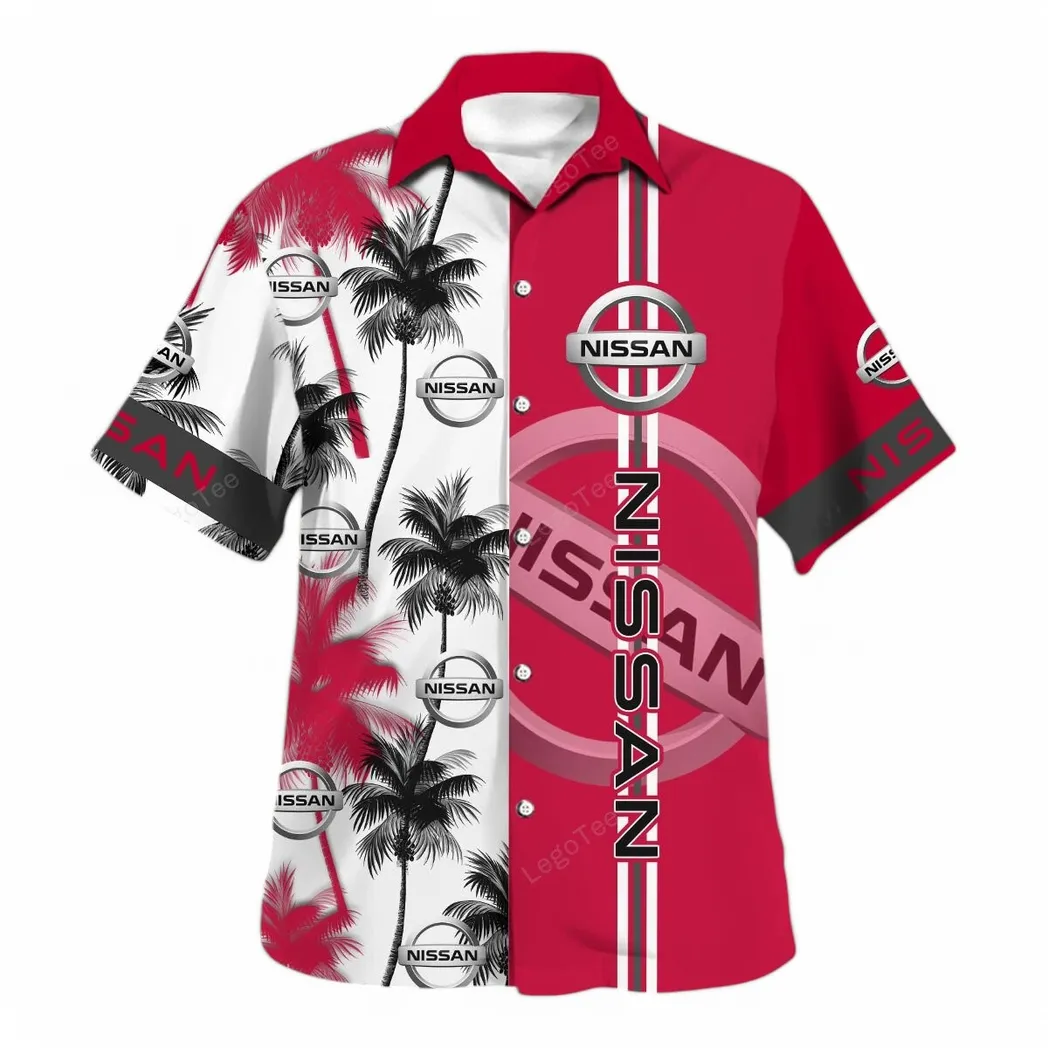 nissan hawaiian shirt for men gift for nissan lovers gift for him husband boyfriend car143021125023 p5i3l