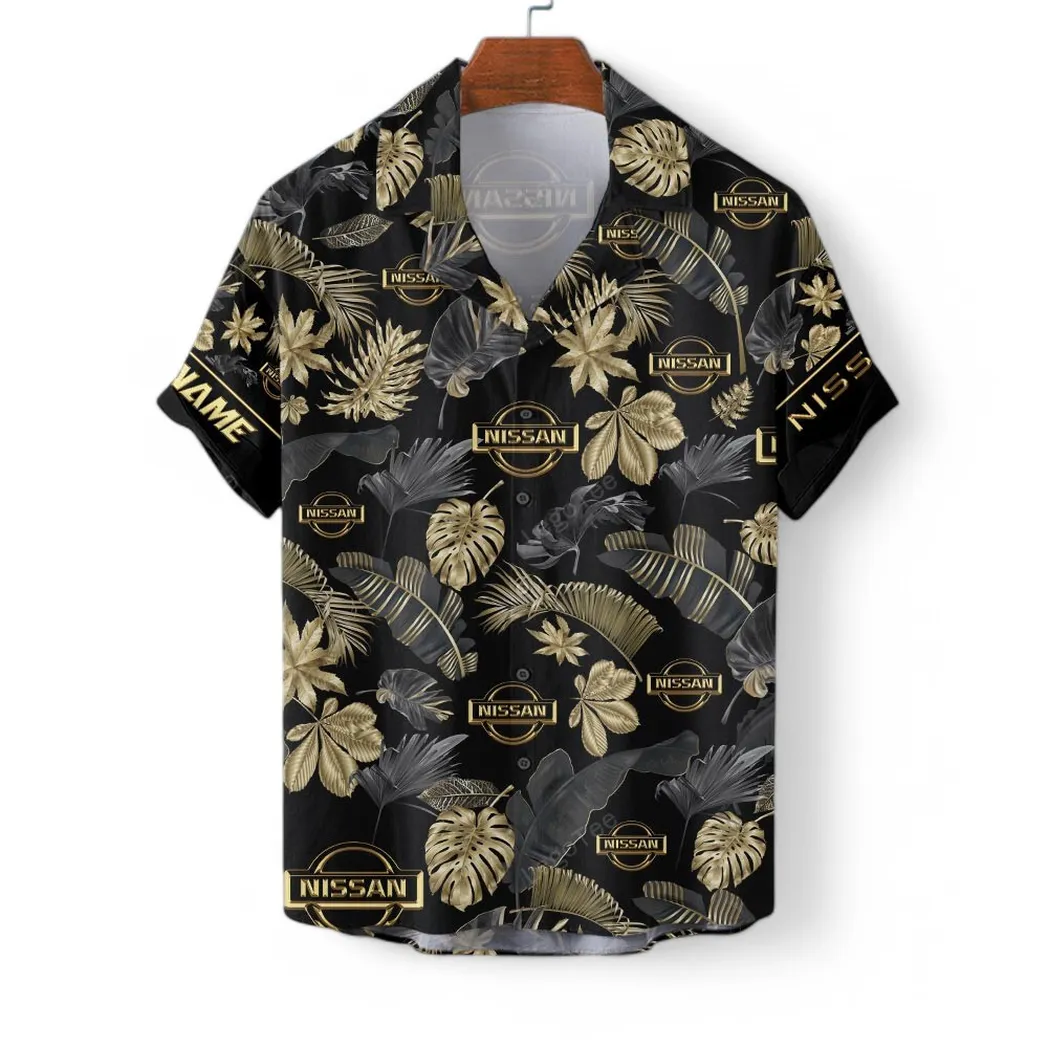 nissan hawaiian shirt set for men gift for nissan lovers gift for him husband boyfriend car139021125138 1 hblvs