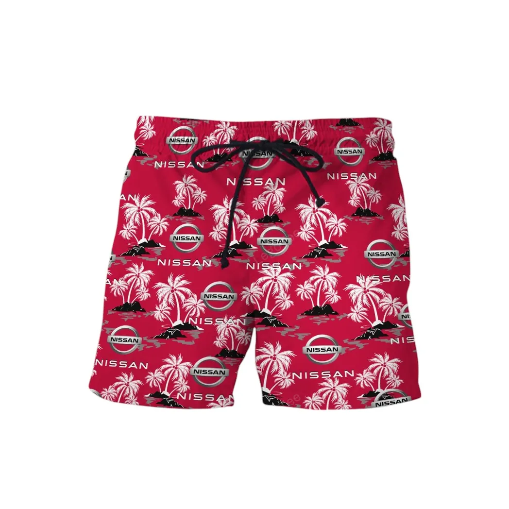 nissan hawaiian shirt set for men gift for nissan lovers gift for him husband boyfriend car144021125504 1 uisj6