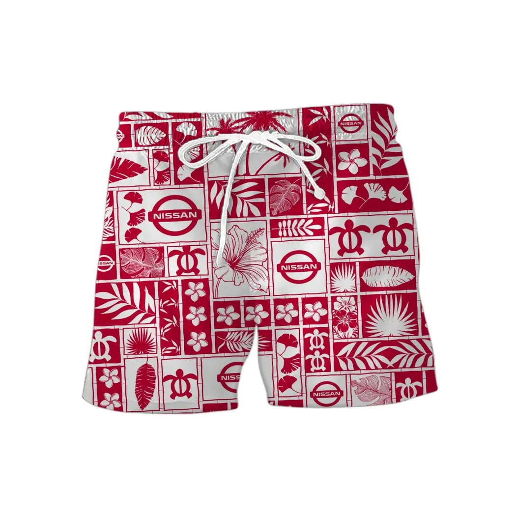 nissan hawaiian shorts gift for nissan lovers gift for him husband boyfriend car35021425005 2 fuf2s