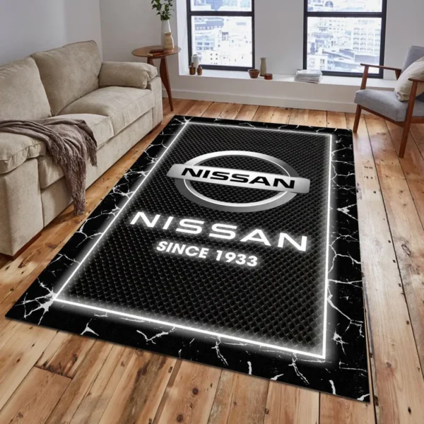 nissan rug gift for nissan lovers gift for him husband boyfriend car5202192560 grey tnaei