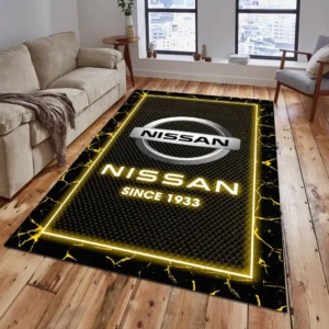 Nissan Rug, All Over Print Carpet For Nissan Lovers CAR5202192560 - Yellow