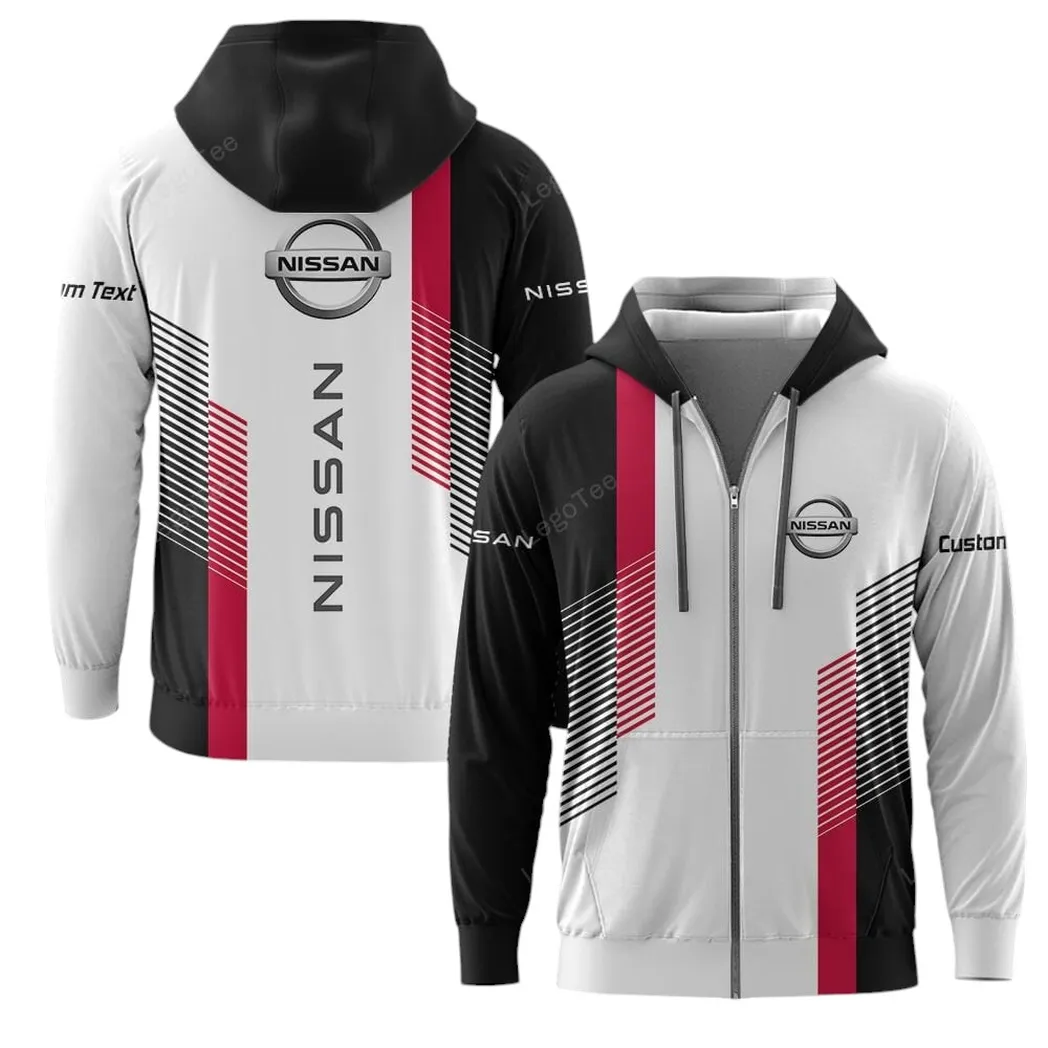 nissan zipper hoodie gift for nissan lovers gift for him husband boyfriend car10703122555 kmgfq