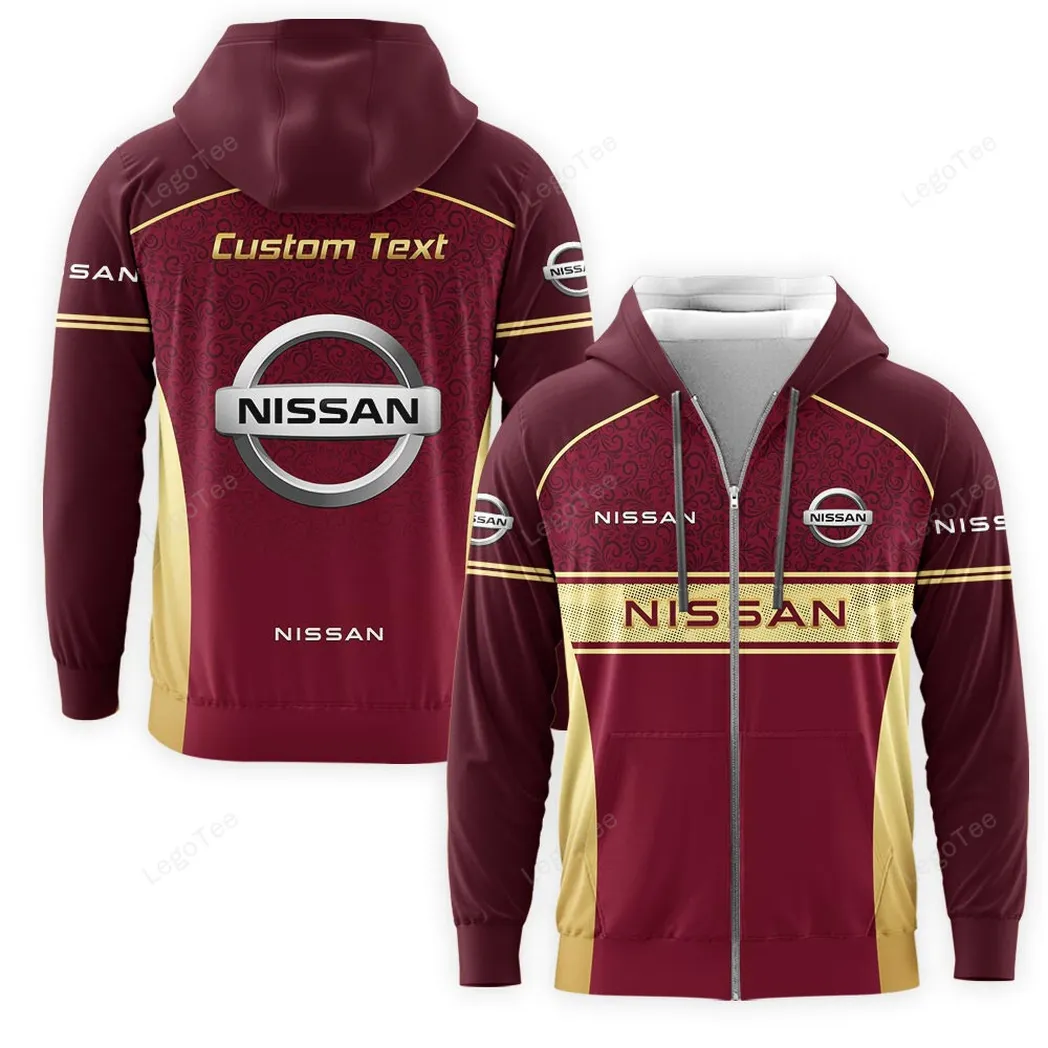 Nissan Zipper Hoodie, Gift For Nissan Lovers, Gift For Him, Husband, Boyfriend CAR137021325954-6