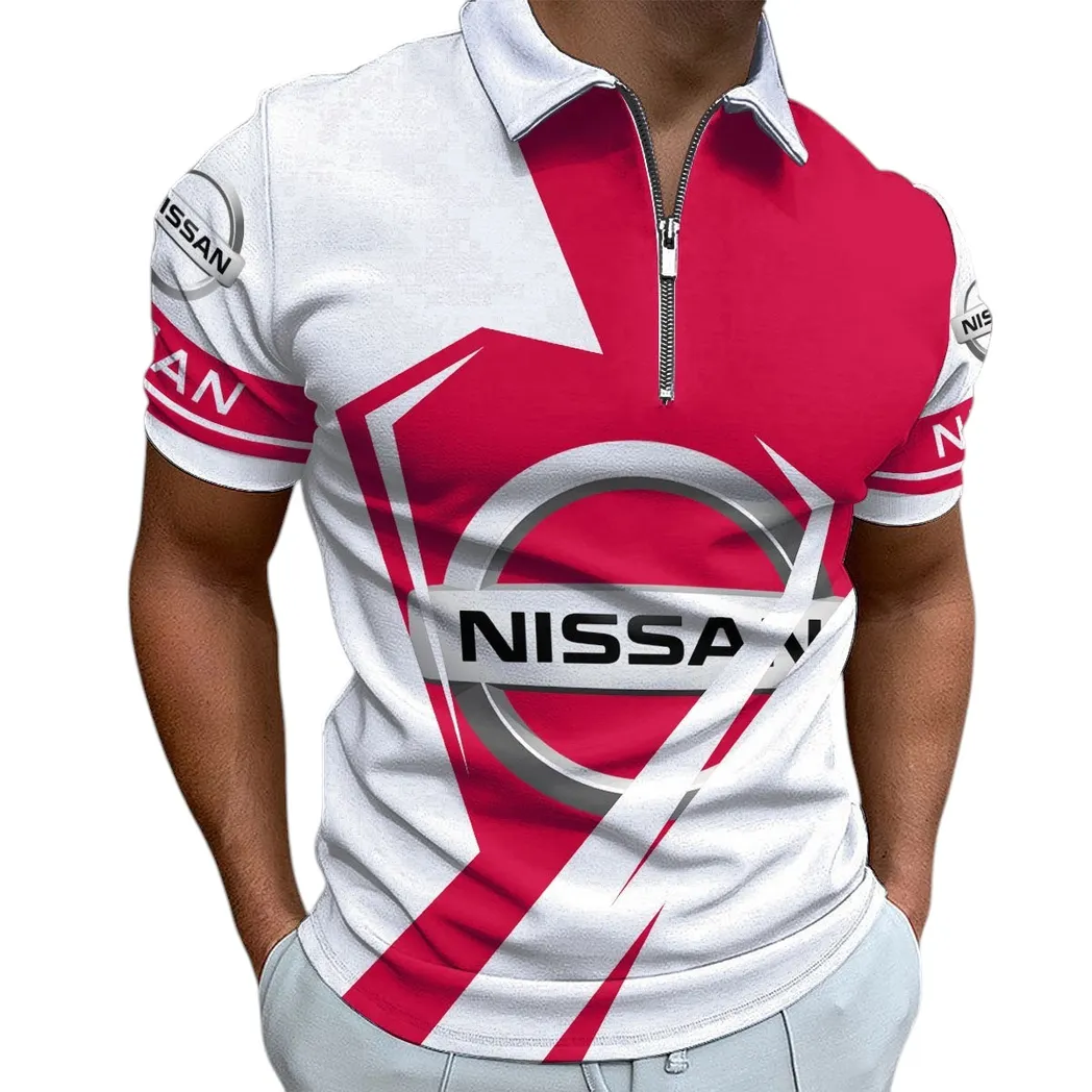 nissan zipper polo shirt gift for nissan lovers gift for him husband boyfriend car3202122538 uslhv