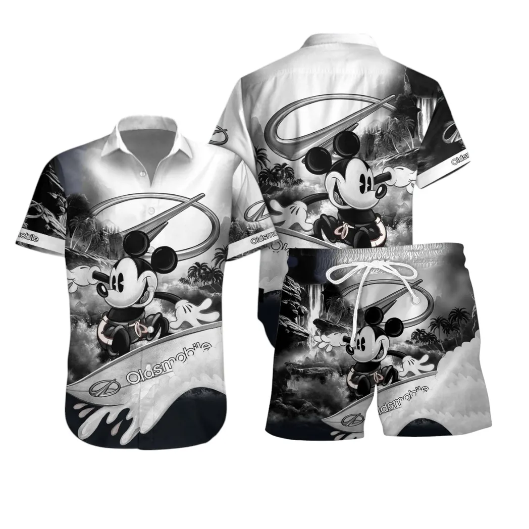 Oldsmobile Hawaiian Shirt Set, Gift For Oldsmobile Lovers, Gift For Him, Husband, Boyfriend CAR53030625089