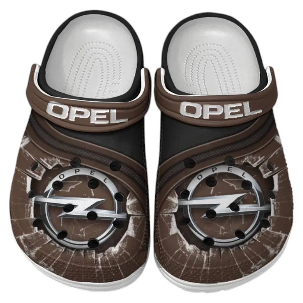 Opel Crocs Clogs Men Women, Gift For Opel Fan CAR188032025133 - Brown