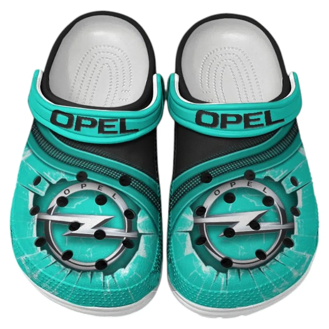 Opel Crocs Clogs Men Women, Gift For Opel Fan CAR188032025133 - Cyan