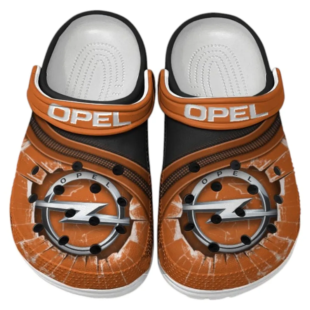 Opel Crocs Clogs Men Women, Gift For Opel Fan CAR188032025133 - Orange
