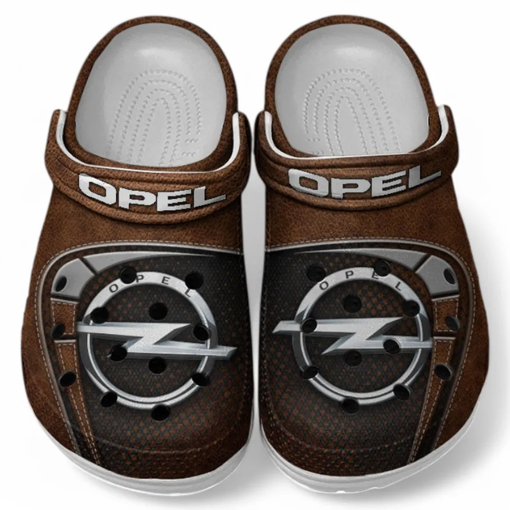 Opel Crocs Sandals For Men Women, Gift For Opel Fan CAR177031425588 - Brown
