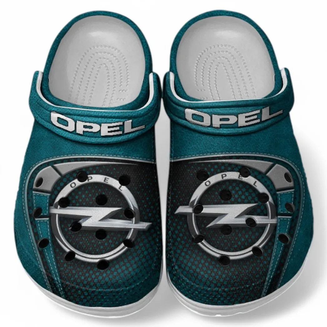 Opel Crocs Sandals For Men Women, Gift For Opel Fan CAR177031425588 - Cyan