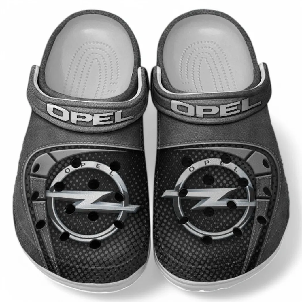 Opel Crocs Sandals For Men Women, Gift For Opel Fan CAR177031425588 - Gray