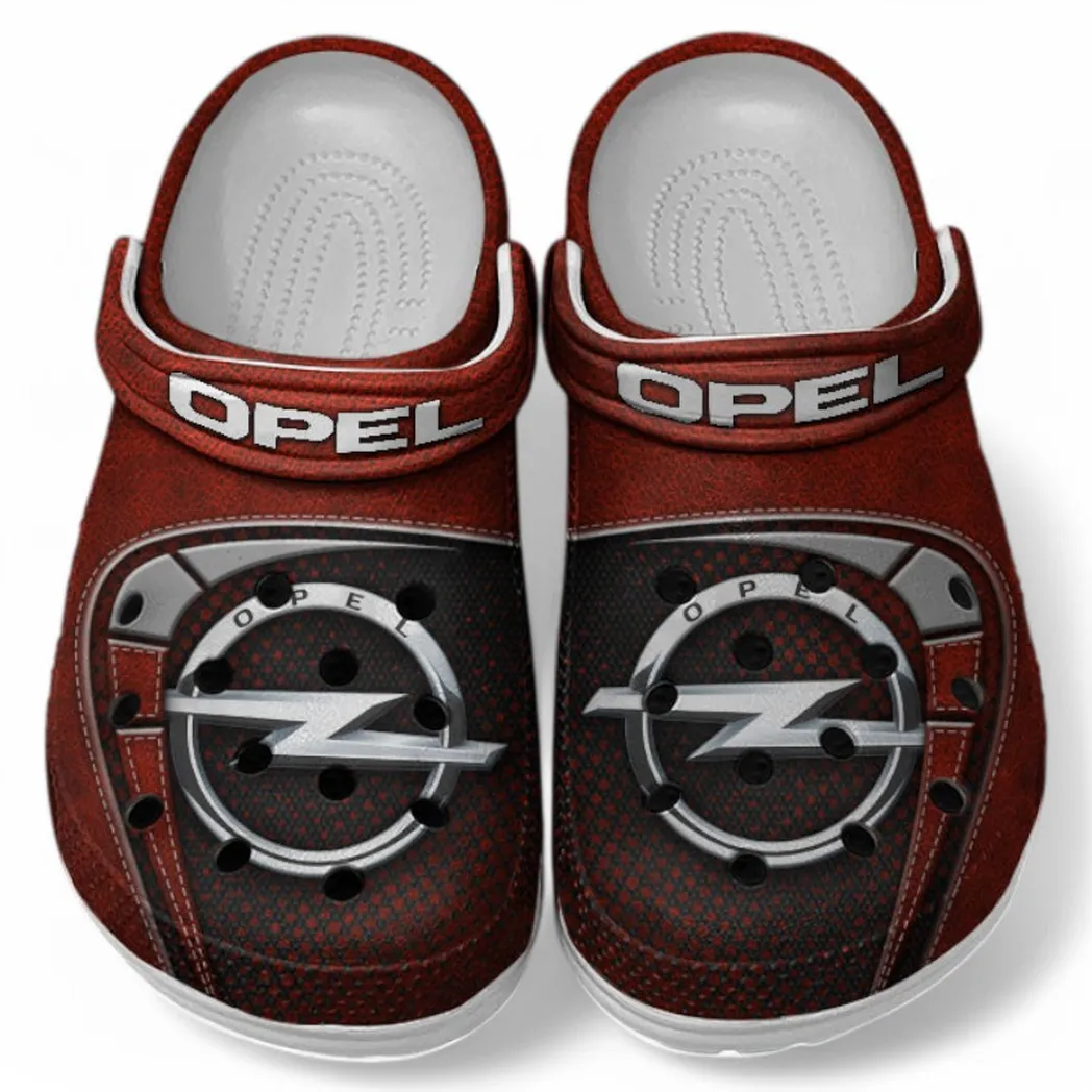 Opel Crocs Sandals For Men Women, Gift For Opel Fan CAR177031425588 - Red