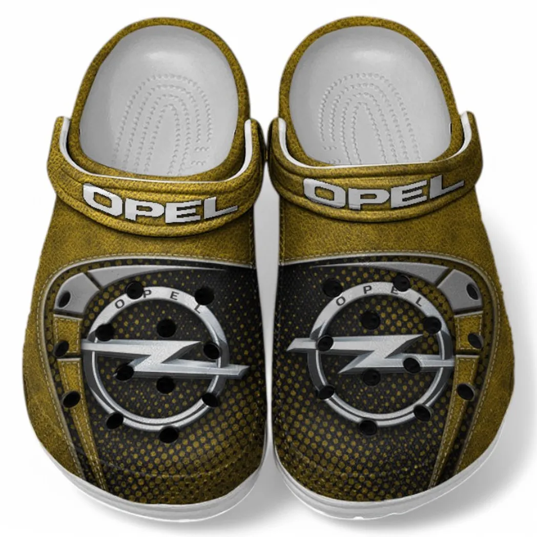 Opel Crocs Sandals For Men Women, Gift For Opel Fan CAR177031425588 - Yellow