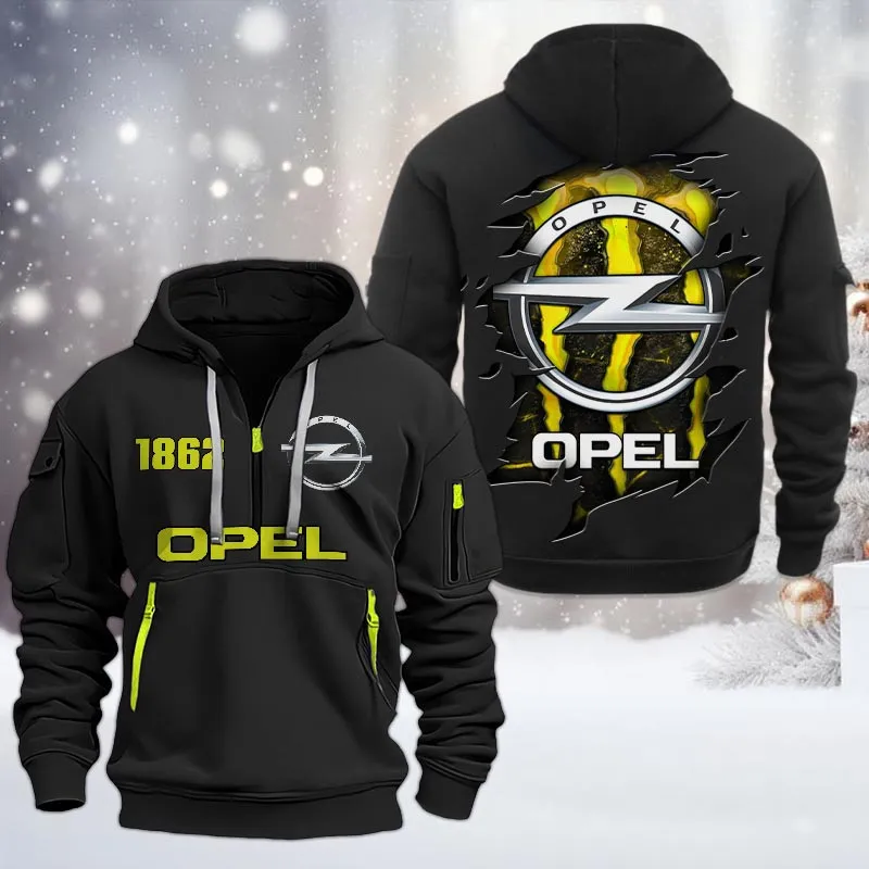 opel half zip hoodie all over print half zip hoodies for men car198032796 black oycts
