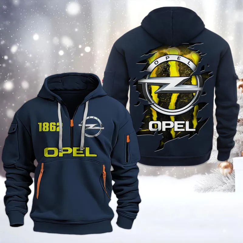 opel half zip hoodie all over print half zip hoodies for men car198032796 navy vg83l