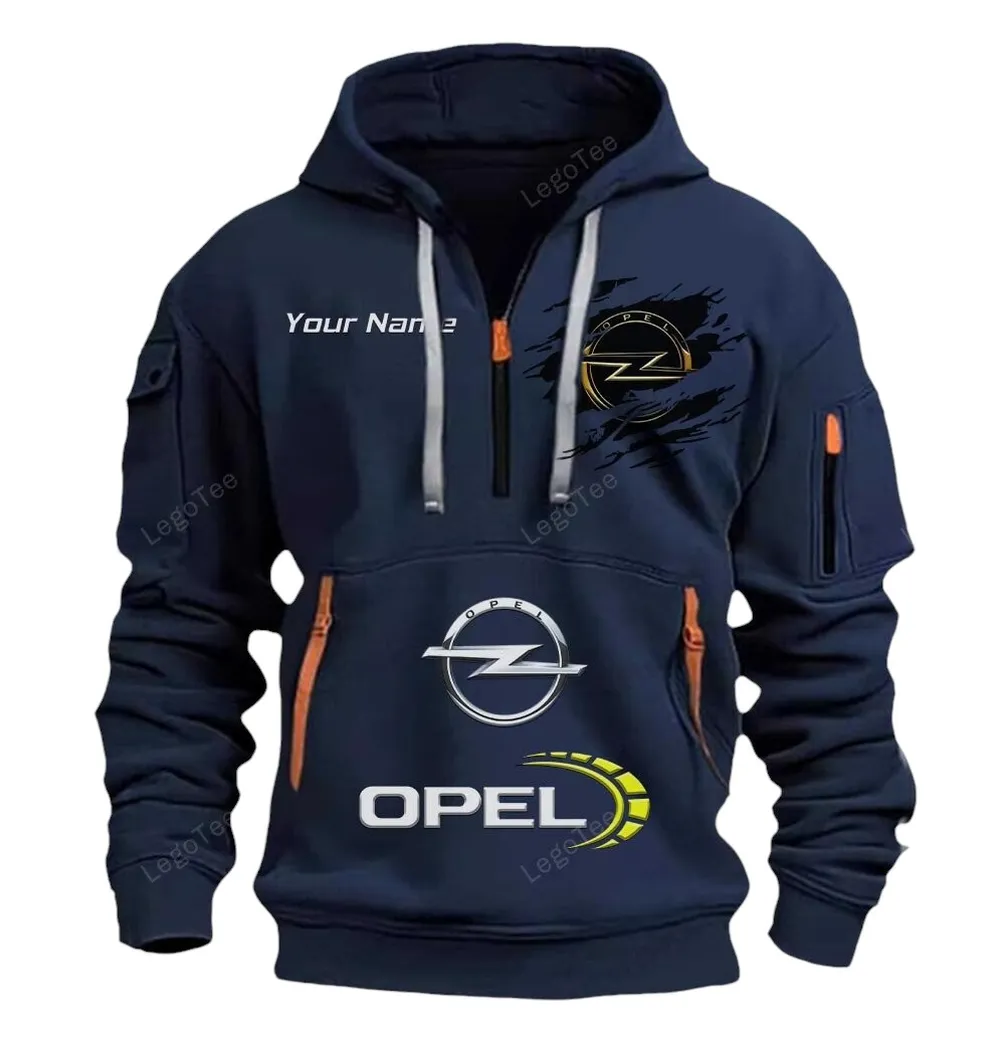 opel half zip hoodie car113021425846 best gift for him husband boyfriend navy rg8lc