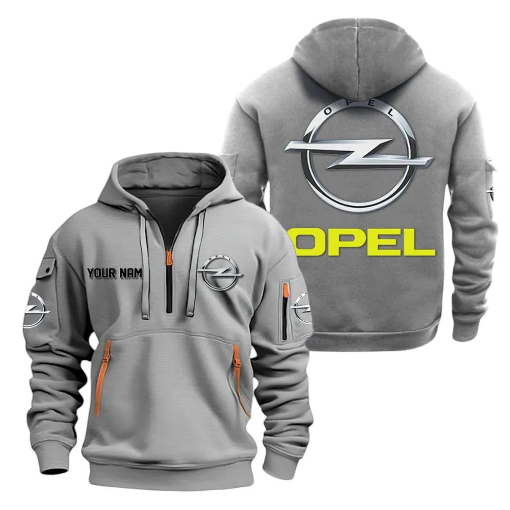 opel half zip hoodie for men gift for opel lovers car20022125725 gray dhrod