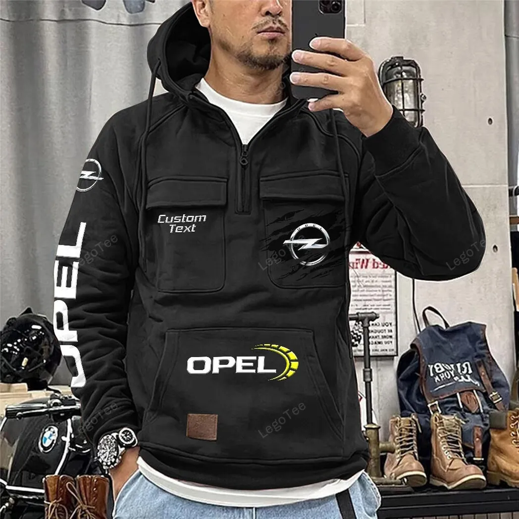 opel tactical quarter zip hoodie gift for opel lovers gift for him husband boyfriend black car122021425054 2 5neta
