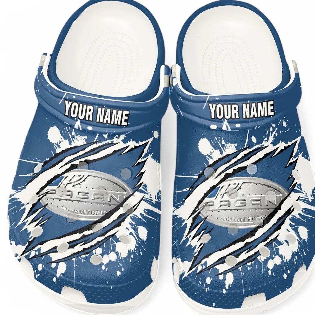 Pagani Crocs, Gift For Pagani Lovers, Gift For Him, Husband, Boyfriend CAR5602192563 - White