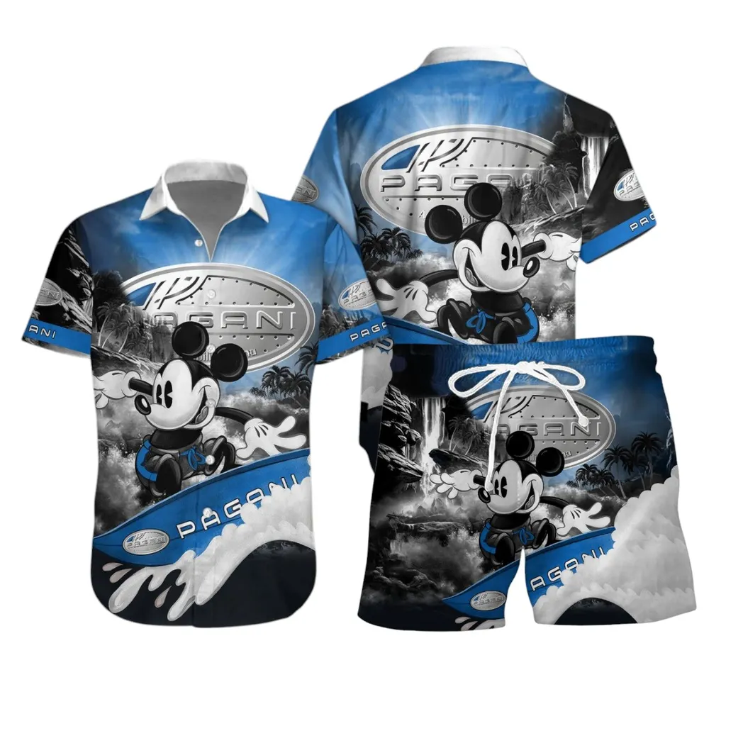 Pagani Hawaiian Shirt Set, Gift For Pagani Lovers, Gift For Him, Husband, Boyfriend CAR53030625091