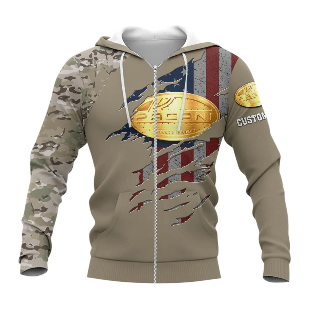 Pagani Zipper Hoodie, Gift For Pagani Lovers, Gift For Him, Husband, Boyfriend CAR46021725080-3