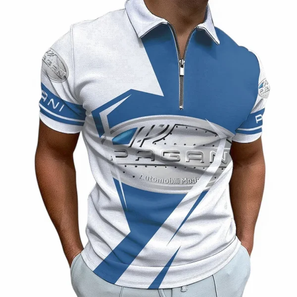 pagani zipper polo shirt for men gift for pagani fan car68022125975 ai2qq
