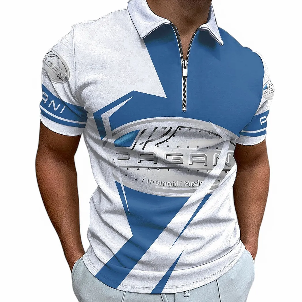 pagani zipper polo shirt for men gift for pagani fan car68022125975 ai2qq