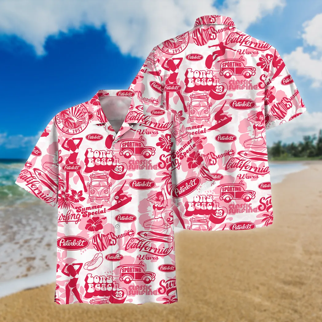 Peterbilt Hawaiian Shirt For Men, Gift For Peterbilt Lovers CAR201030725596