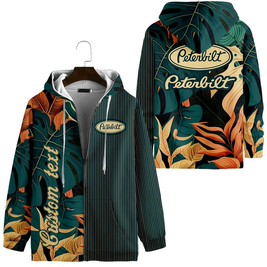 Peterbilt Vintage Zip Hoodie Custom All Over Print CAR434041725307
