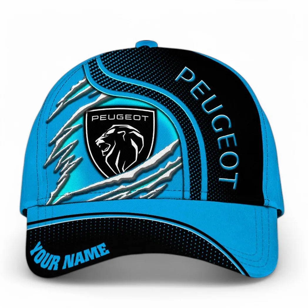 Peugeot Classic Cap, Gift For Peugeot Lovers, Gift For Him, Husband, Boyfriend CAR50021825075 - Black