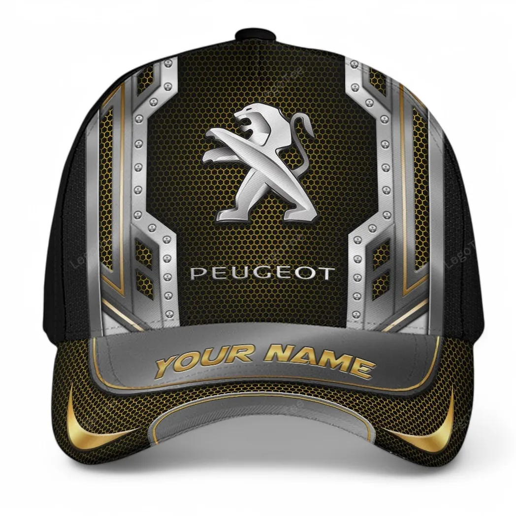 Peugeot Classic Cap, Gift For Peugeot Lovers, Gift For Him, Husband, Boyfriend CAR99031025143 - Yellow