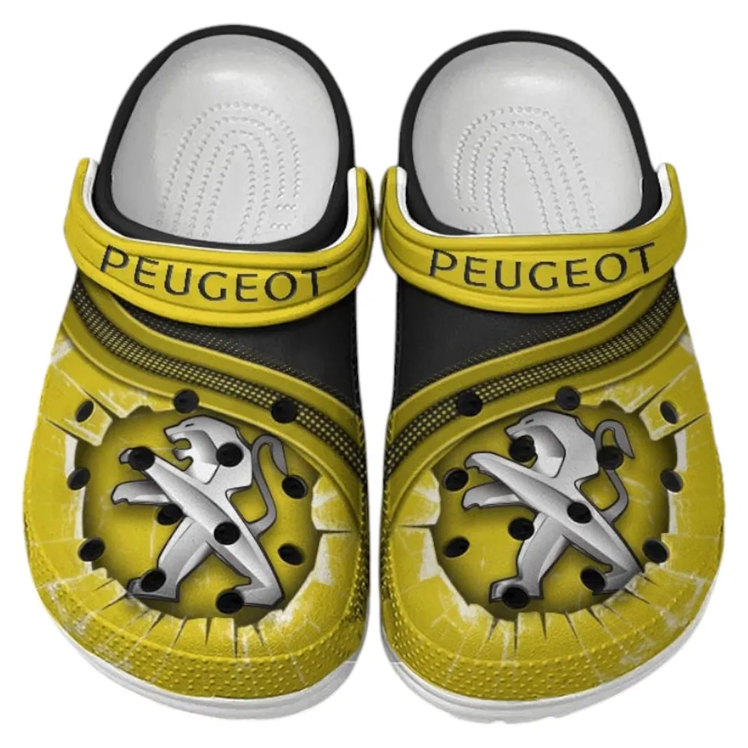 peugeot crocs clogs men women gift for peugeot fan car188032025137 yellow cbg9j