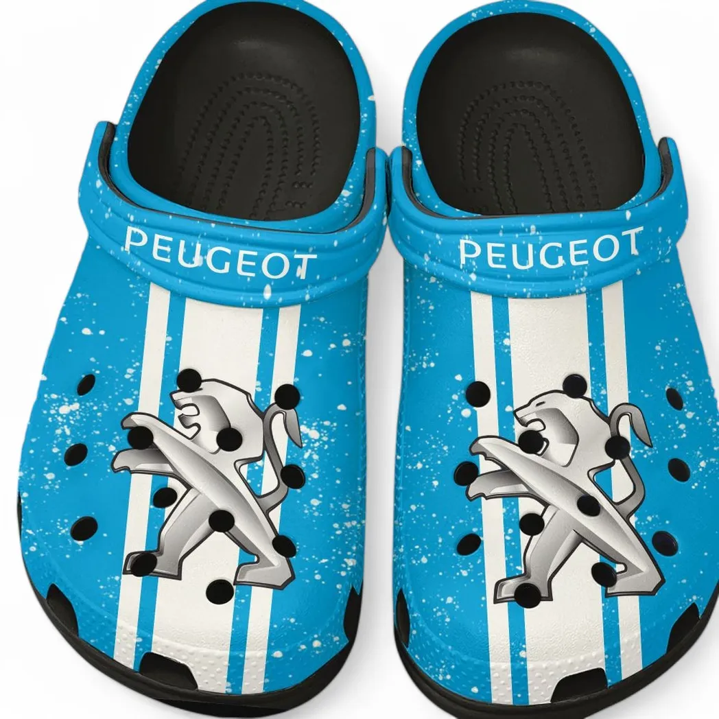 peugeot crocs gift for peugeot lovers gift for him husband boyfriend car62022025081 black tsaje